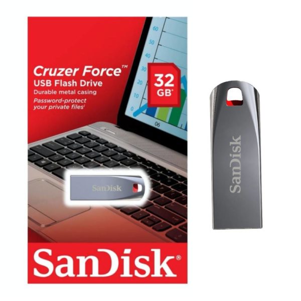 Pendrive Sandisk 32GB 2.0 Cruzer Force CZ71