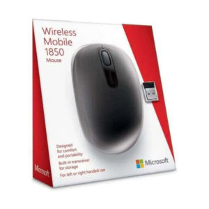 Mouse Microsoft Inalambrico 1850 Negropurpura 1850