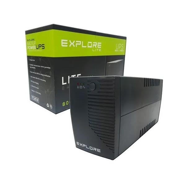 Ups Regulador De Voltaje Explore Power Backup Lite 800va